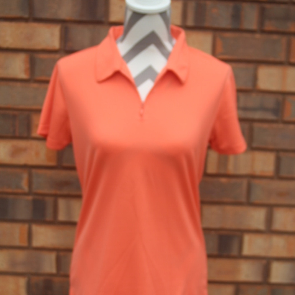 BRIGHT ORANGE GOLF SHIRT